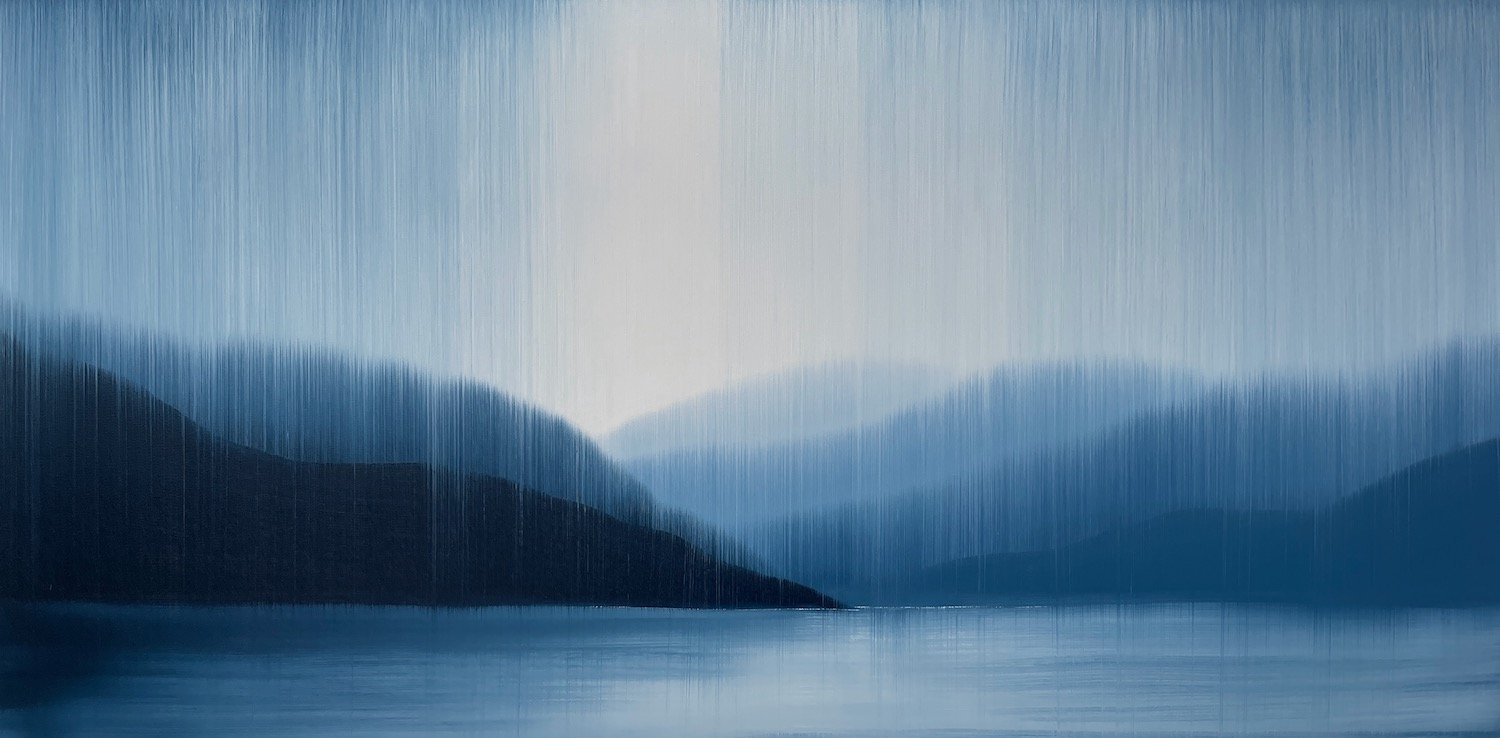   Calm Shores   30 x 60”  *Available at Gallery Merrick in Victoria 