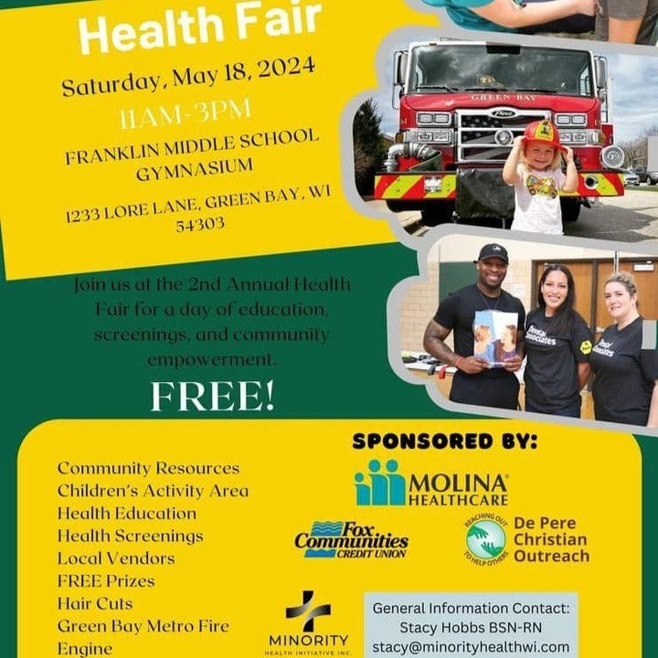 &quot;Join us at the 2nd Annual Health Fair hosted by Minority Health Initiative Inc. to elevate your well-being! This event is designed to enhance community health through education, screenings, and engaging physical activities. We're dedicated to b