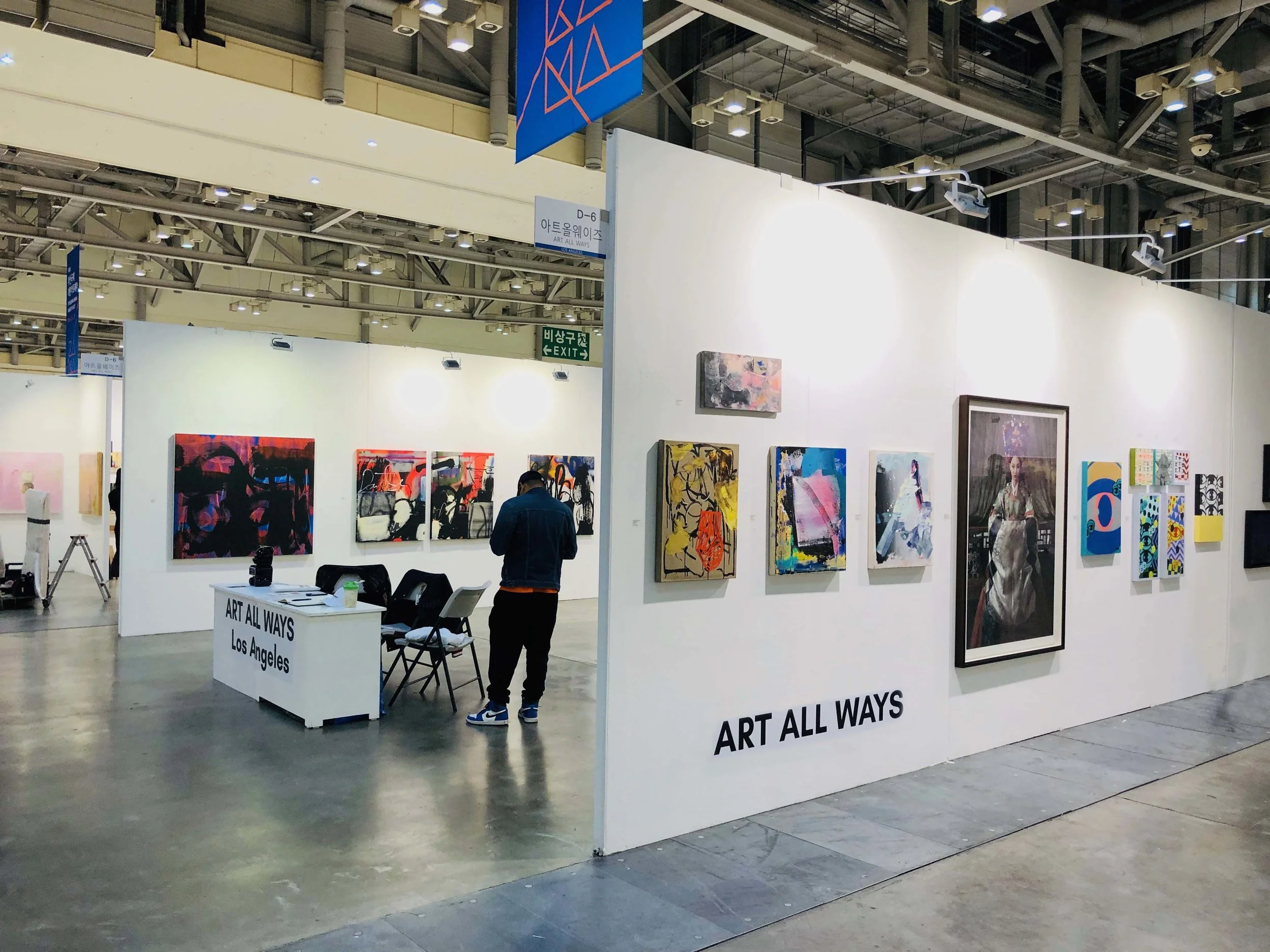 Art All Ways booth at Busan Annual Art fair, Korea, 2019