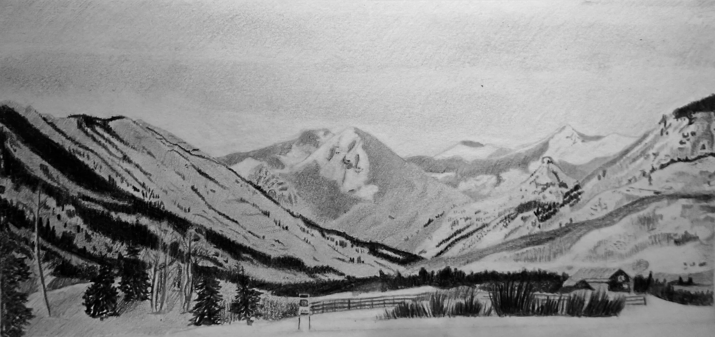 View of Paradise Divide, 2012.