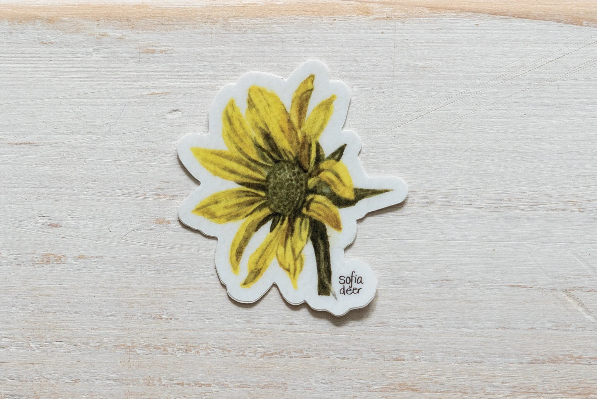Sunflower Sticker