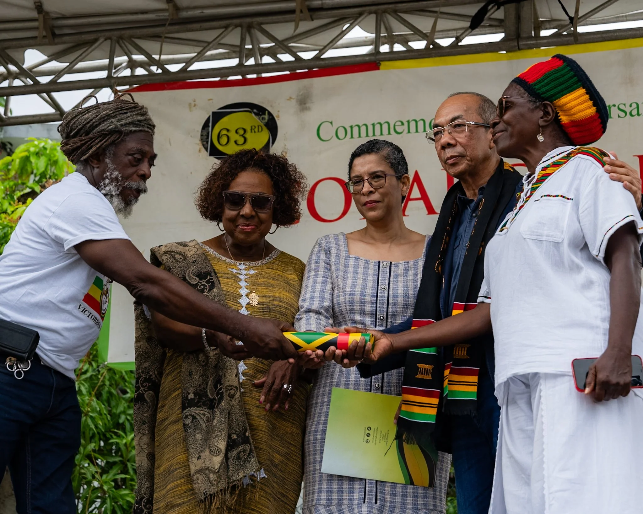 Jamaican government handed over land titles to the Rastafari Coral Gardens Benevolent Society on Good Friday, April 3, 2026.