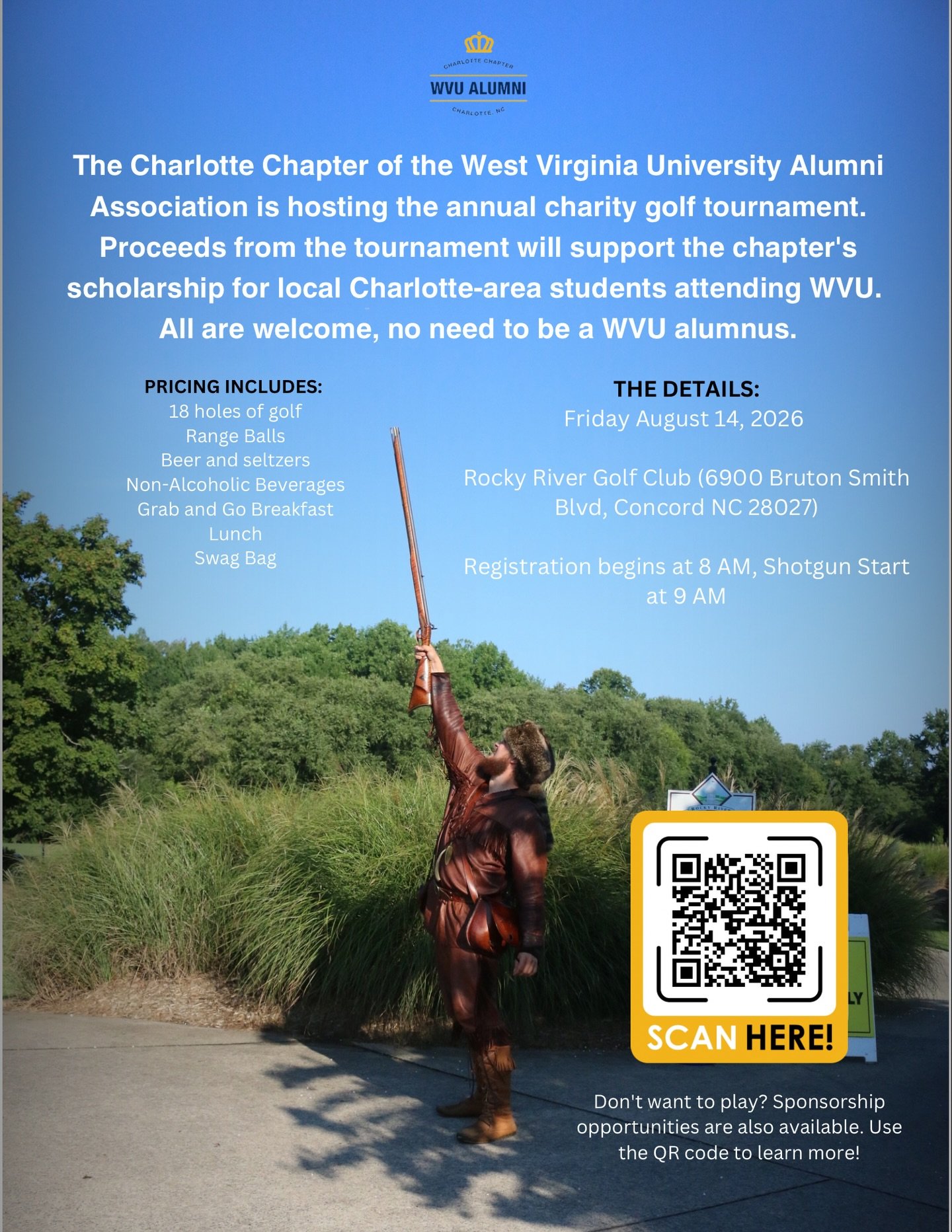 2026 WVU Charlotte Alumni Golf Tournament