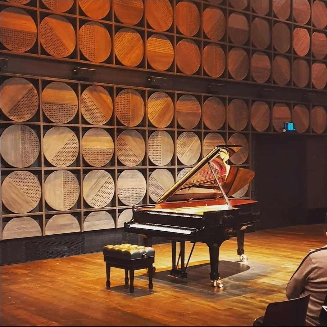 Ian Potter Centre - 27 Sept 2019. A very intimate space for delicate and vibrant pianistic colours