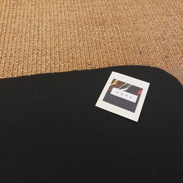 View from my meditation cushion this morning. I pulled out my Hope intention card today because I feel like I need some right now.

When I teach my students about intention, I ask them to focus on what they are looking for, not necessarily what they 