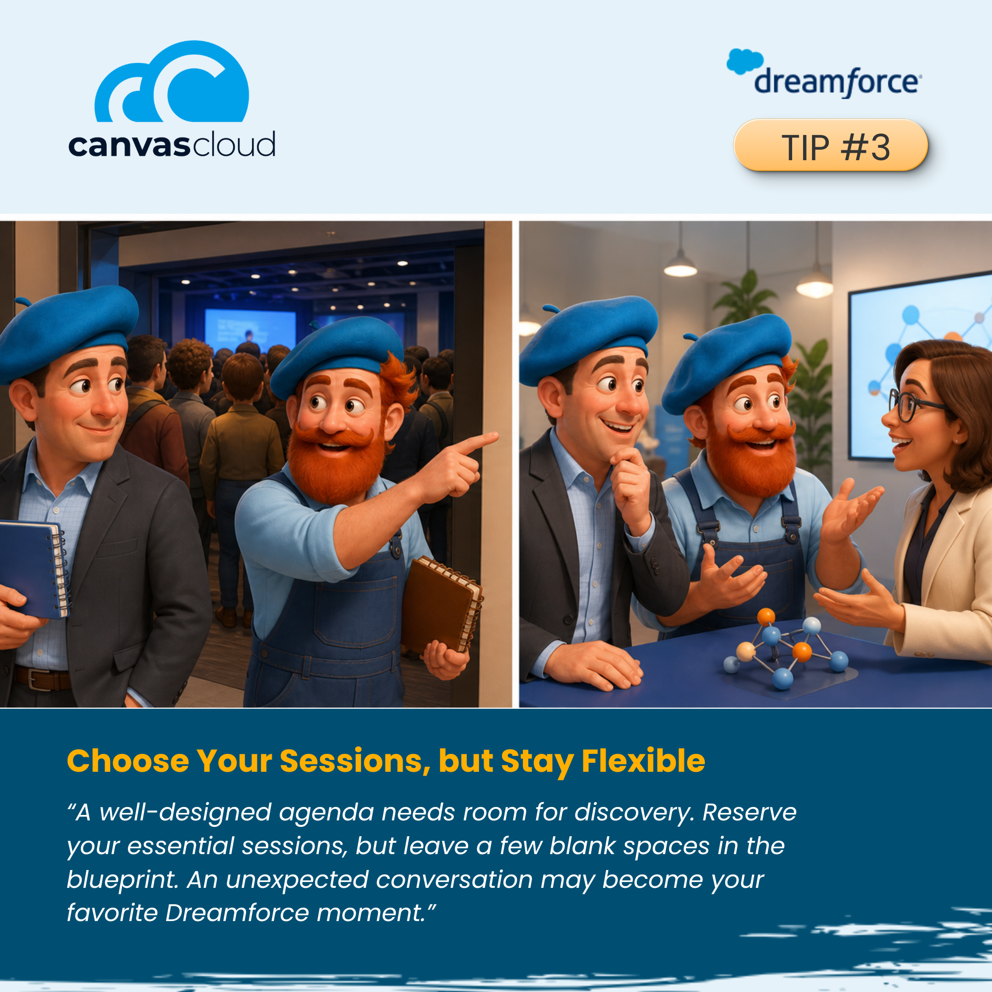 Dreamforce 2026 Tip 3 from Canvas Cloud