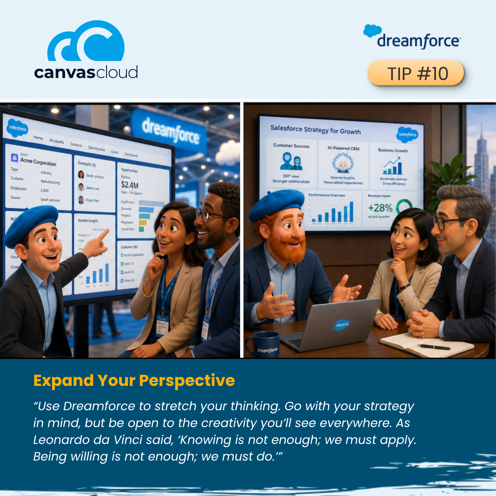 Dreamforce 2026 Tip 10 from Canvas Cloud