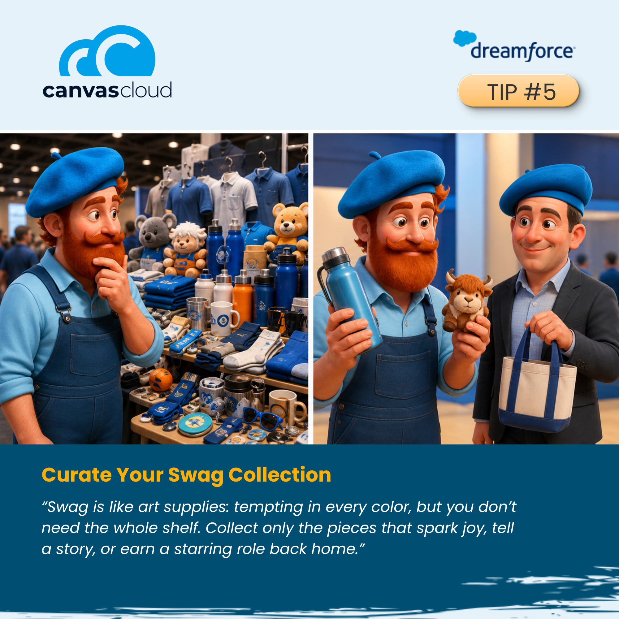 Dreamforce 2026 Tip 5 from Canvas Cloud
