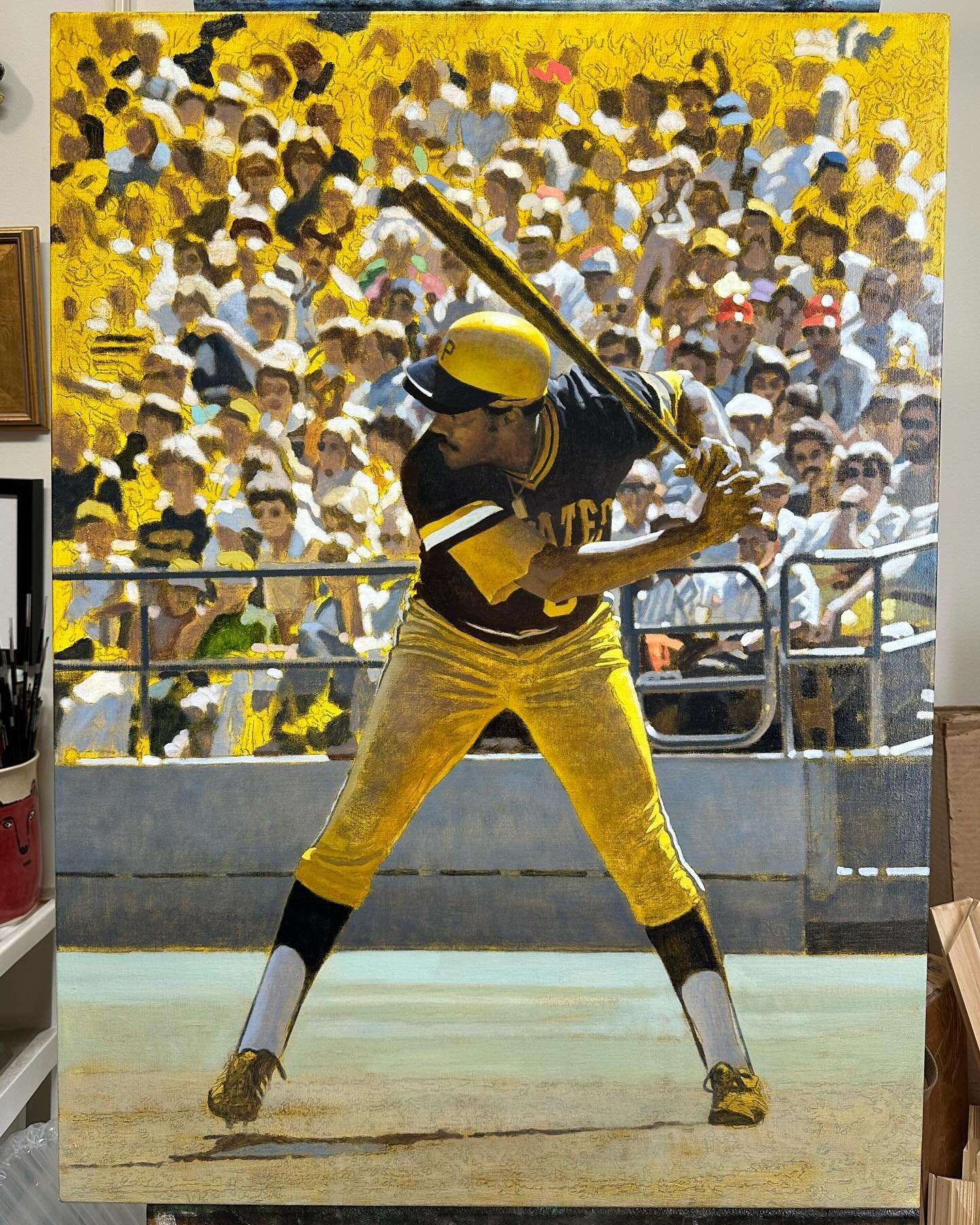 Continuing to pick away at Willie.

#baseballart #WillieStargell