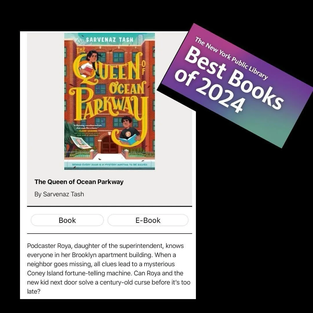 My wife&rsquo;s book THE QUEEN OF OCEAN PARKWAY was just named one of the @nypl&rsquo;s Best Books of 2024!!! I&rsquo;m kvelling. Go, @sarvenaztash!!!
