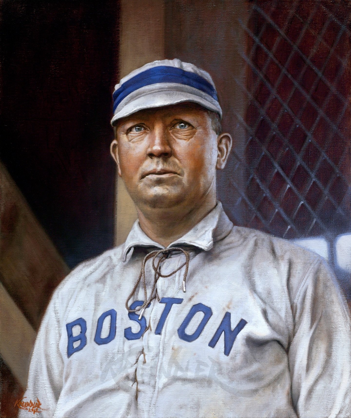 On this day in 1867, Denton True &ldquo;Cy&rdquo; Young was born in Gilmore, OH. Seriously impressive stats abound: 511 wins, 749 complete games, won 30 five times, won 20 sixteen times, and the list goes on. Here&rsquo;s my painting of him with the 