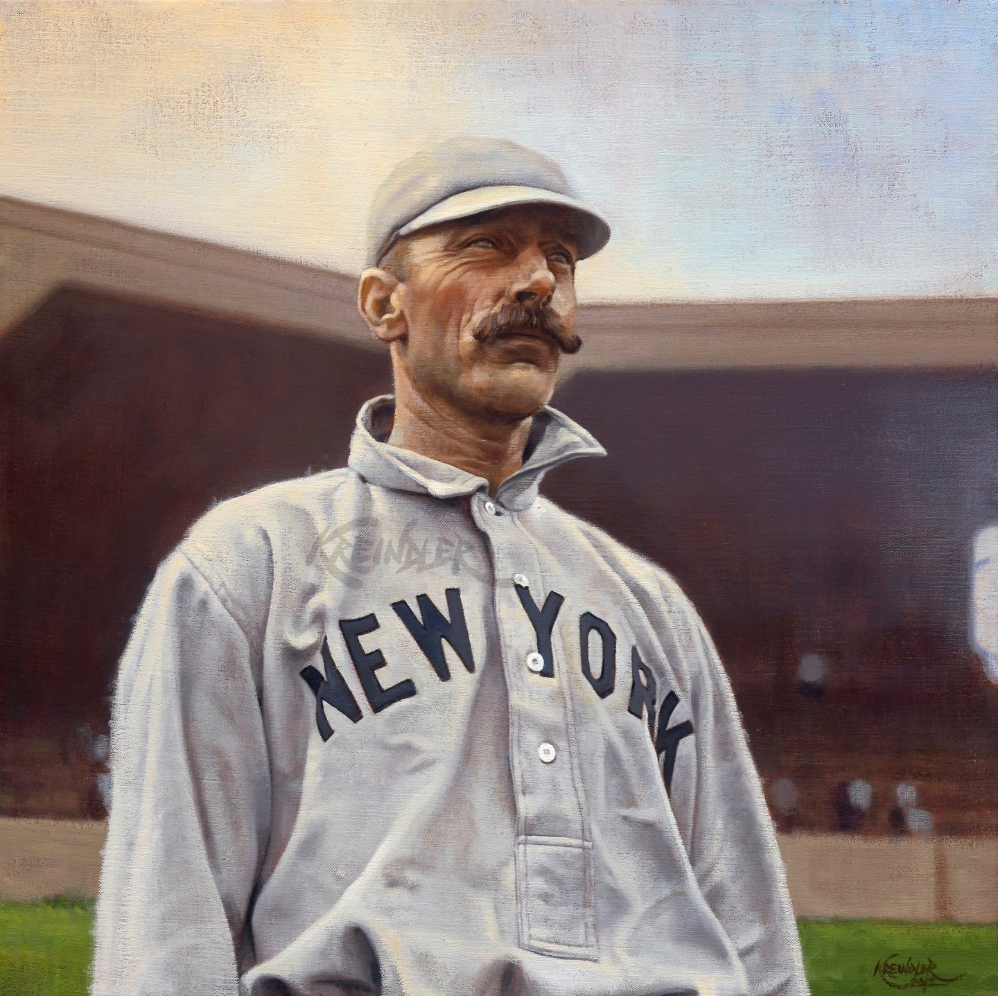 On this day in 1866, the greatly underappreciated George Van Haltren was born in St. Louis, MO. Take a look at his career numbers&mdash;the man deserves enshrinement, and I&rsquo;ll die on that hill. Here&rsquo;s my painting of &ldquo;Rip&rdquo; in 1