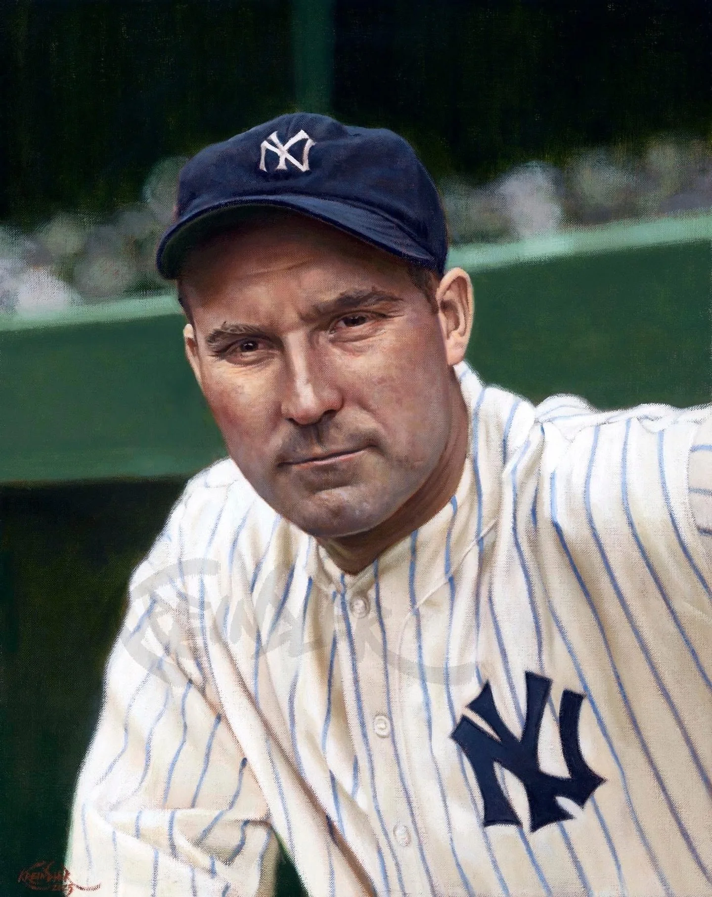 On this day in 1905, Charles &ldquo;Red&rdquo; Ruffing was born in Granville, IL. The Yankees&rsquo; ace of the 1930s and early &lsquo;40s, he was both a six-time All-Star and a six-time World Series champion. Here&rsquo;s my painting of him in 1936,