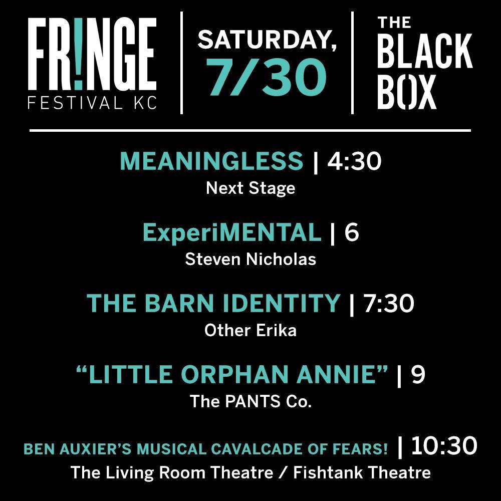 Check out today's Fringe Festival lineup at The Black Box!⁠
Link to all events in bio⁠
⁠
@kcfringe