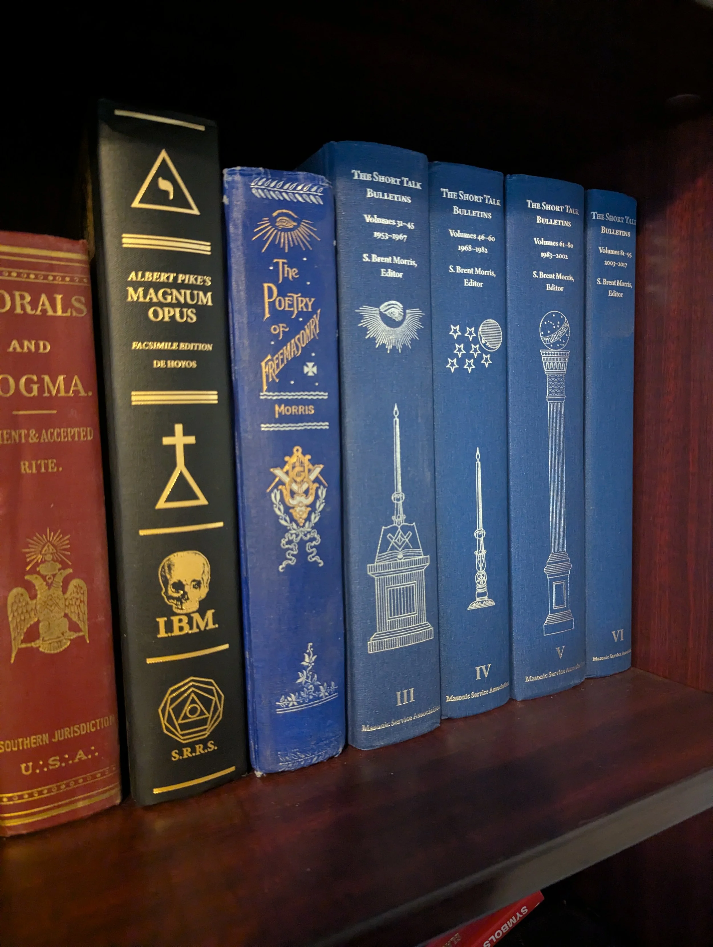 Ethics, education, art, esoterica, and phylosophy, all live side byside in Masonry