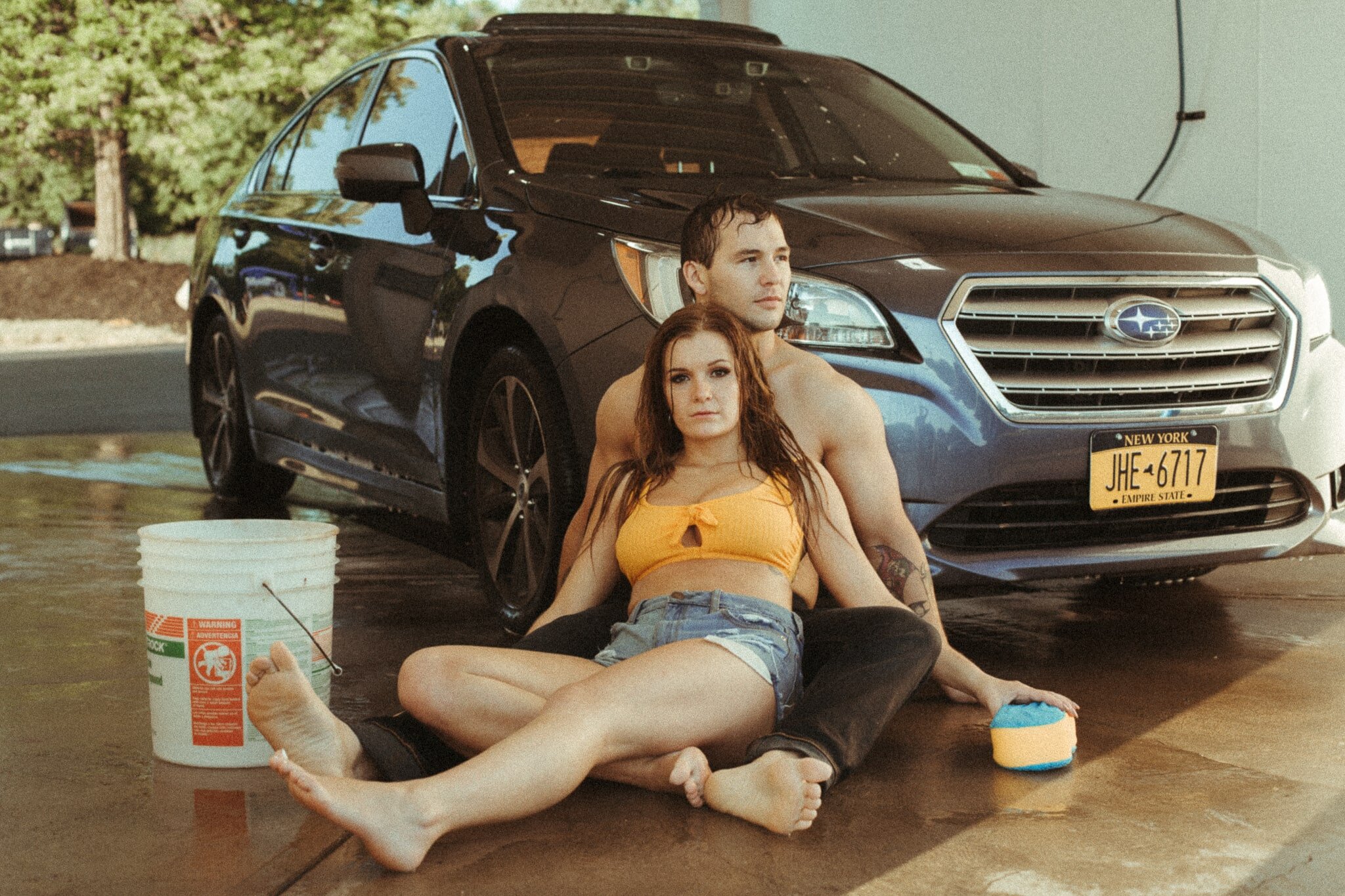 Crazy in Love Carwash Photoshoot