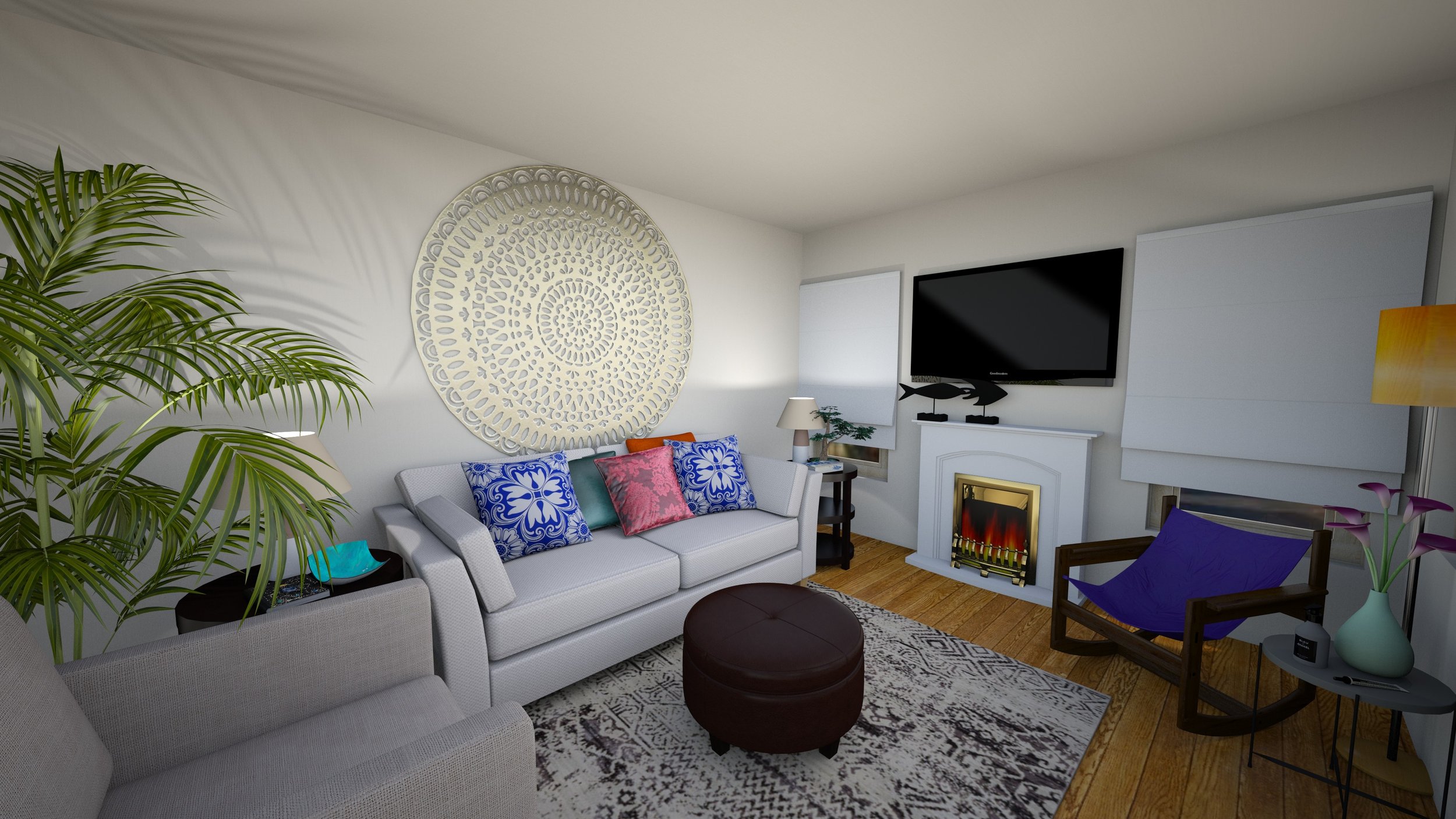 New Home Living Room - Julie Ann Rachelle Interior Design
