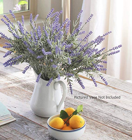 Screenshot_2019-10-20 Amazon com Butterfly Craze 8 Bundle Artificial Flower Purple Lavender Bouquet with Green Leaves for H[...](1).png