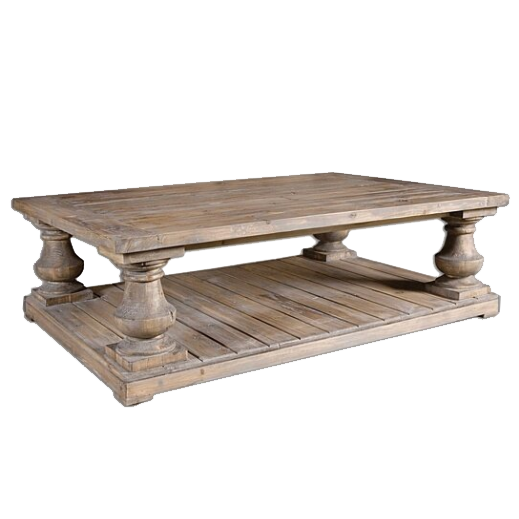 11. Stratford Gray Washed Rustic Cocktail Table  (Rebate Available)
