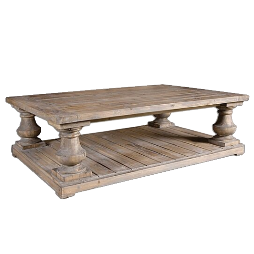 11. Stratford Gray Washed Rustic Cocktail Table  (Rebate Available)
