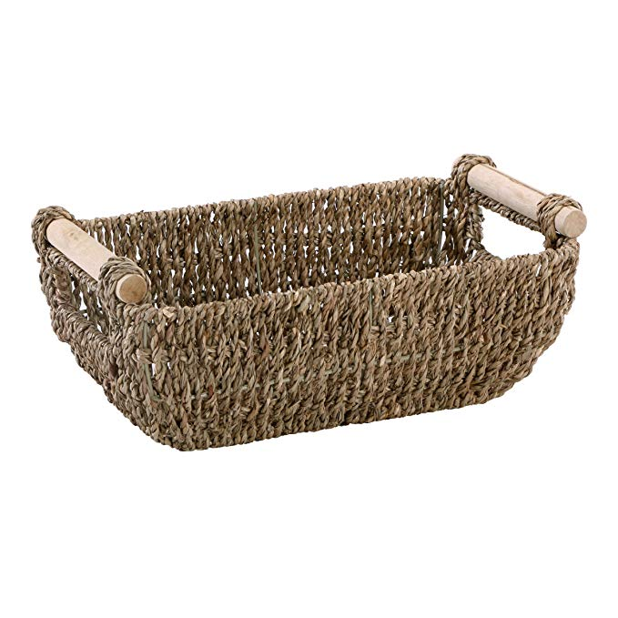 14. Hoffmaster Seagrass Basket with Handles
