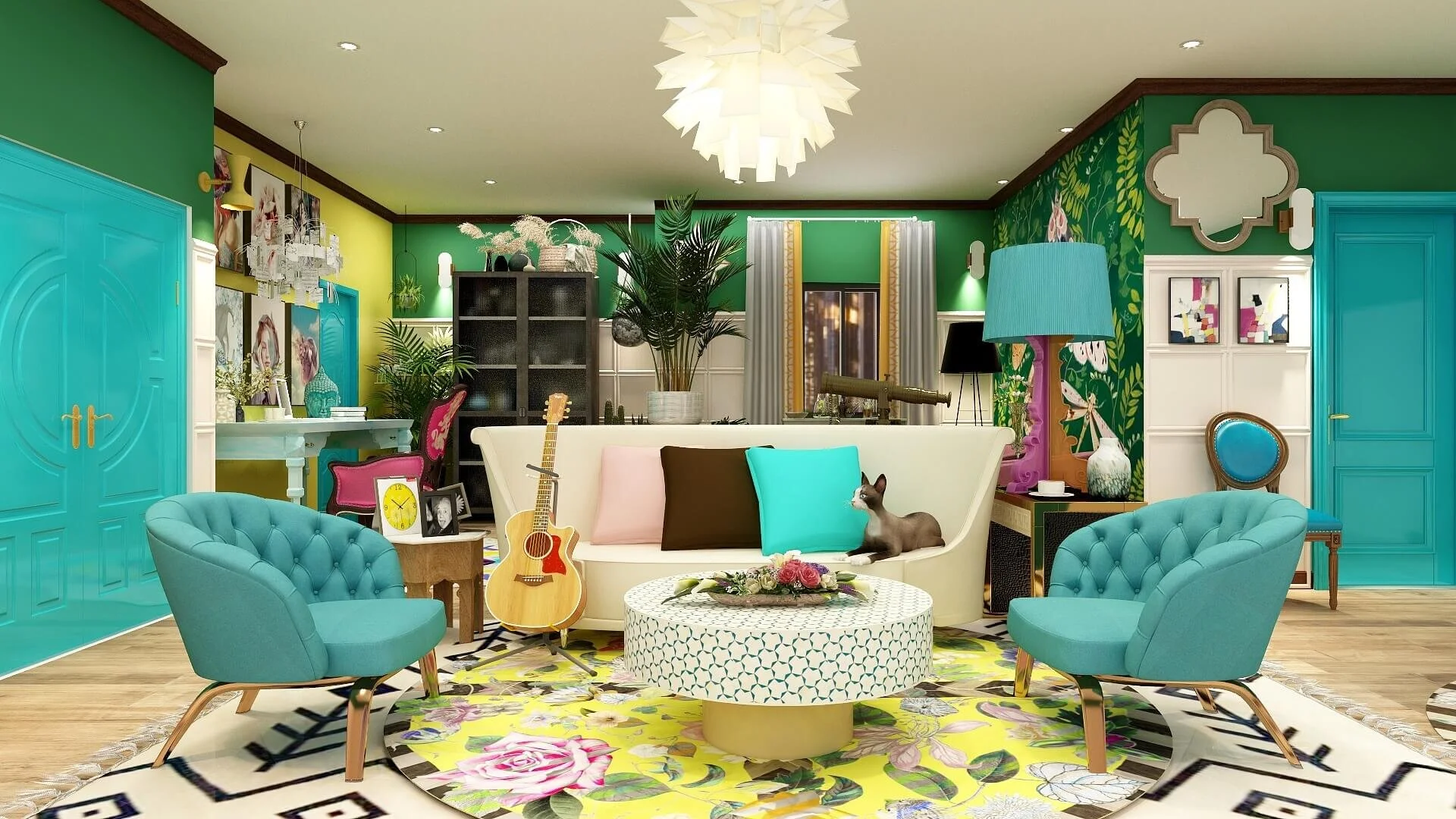 Friends Tv Show Living Room Design | Baci Living Room