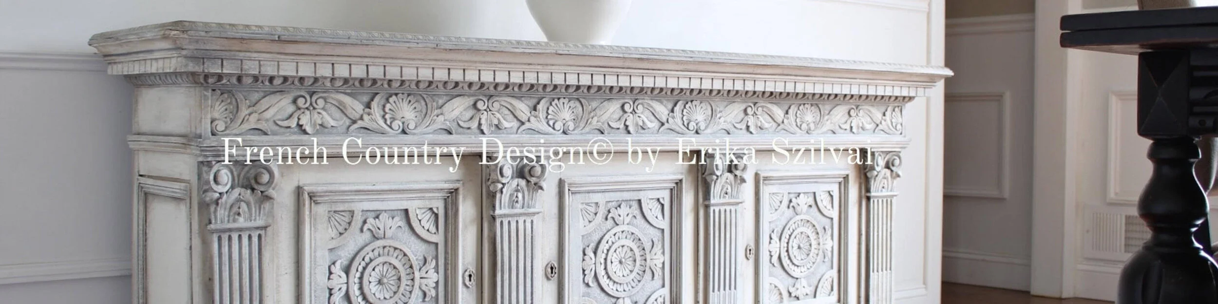 My furniture painting technique is inspired by the classic French Country and Gustavian furniture design and I love transforming antique and vintage furniture into something new and exhilarating with the influence of the old world, timeworn look.