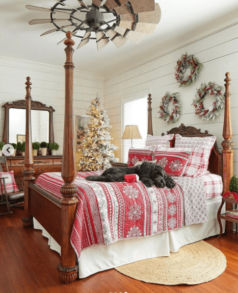 How To Decorate Bedrooms for Christmas: 50+ Magical Inspirations for ...