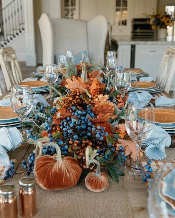 French Country Thanksgiving Table Setting Traditional Thanksgiving