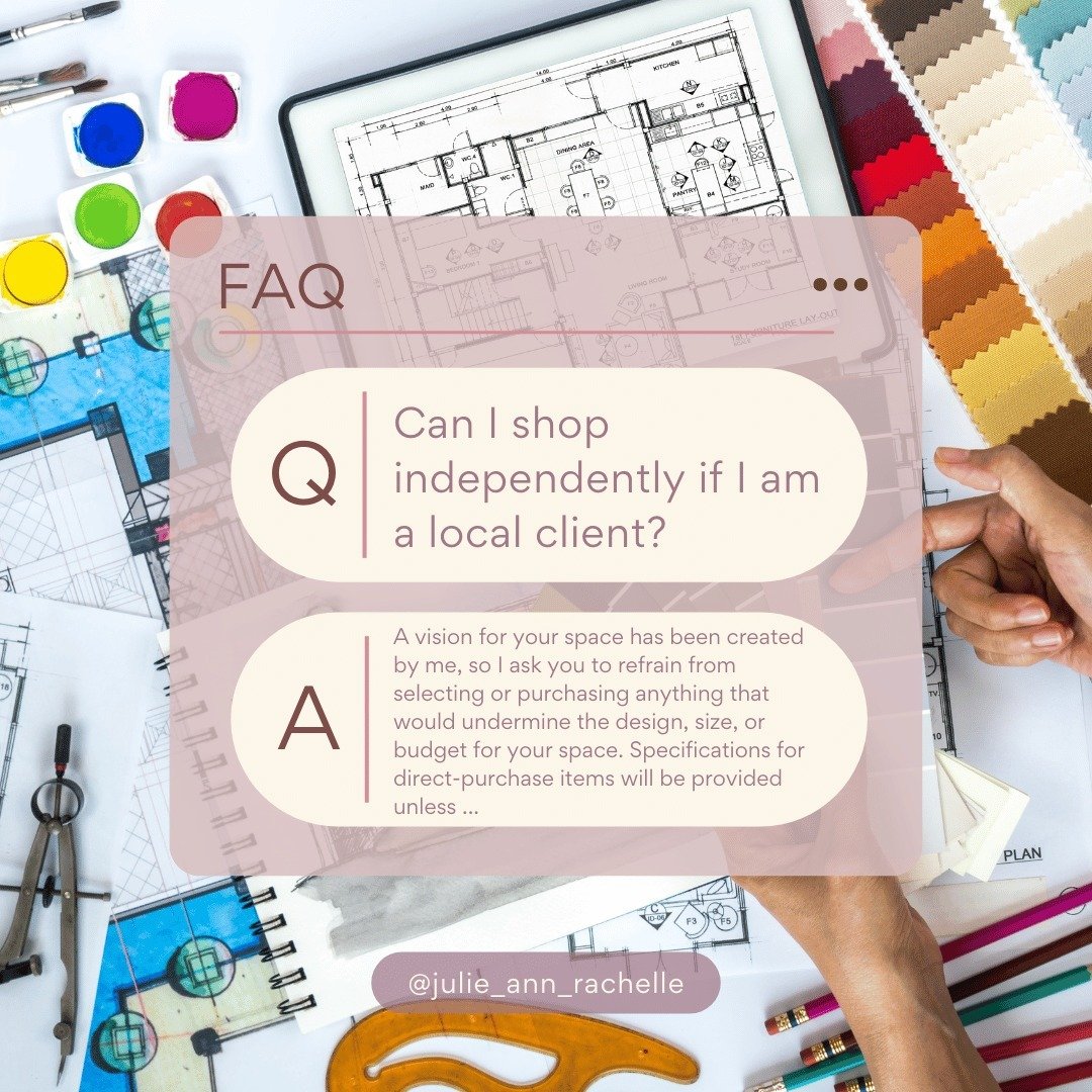 Ever wondered if you could take the reins and shop independently while working with your local interior designer? 'Can I shop independently?' is a common question among our clients. But here's the thing - your designer is here to bring a cohesive vis