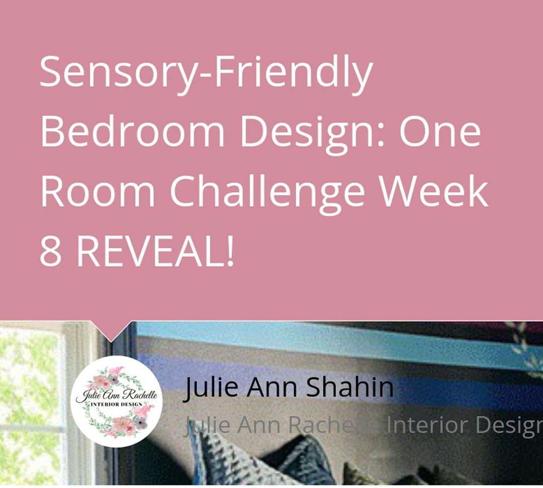 Big reveal of our latest project featuring soft fabrics and tactile elements, creating a sensory-friendly bedroom for Logan. Read more 👉 https://bit.ly/ORCWeek8 These design choices cater to his sensory needs, offering comfort and calm. Explore how 