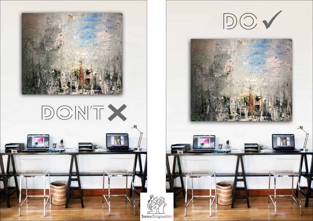 How to hang your artwork for the optimum artist's display - Exhibition Walls