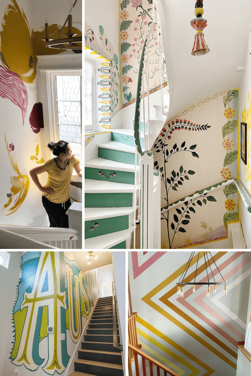 17 Brilliant Ways to Style Your Staircase