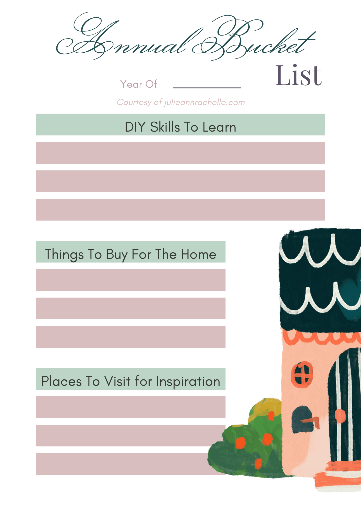 How to Make An Interior Design Bucket List