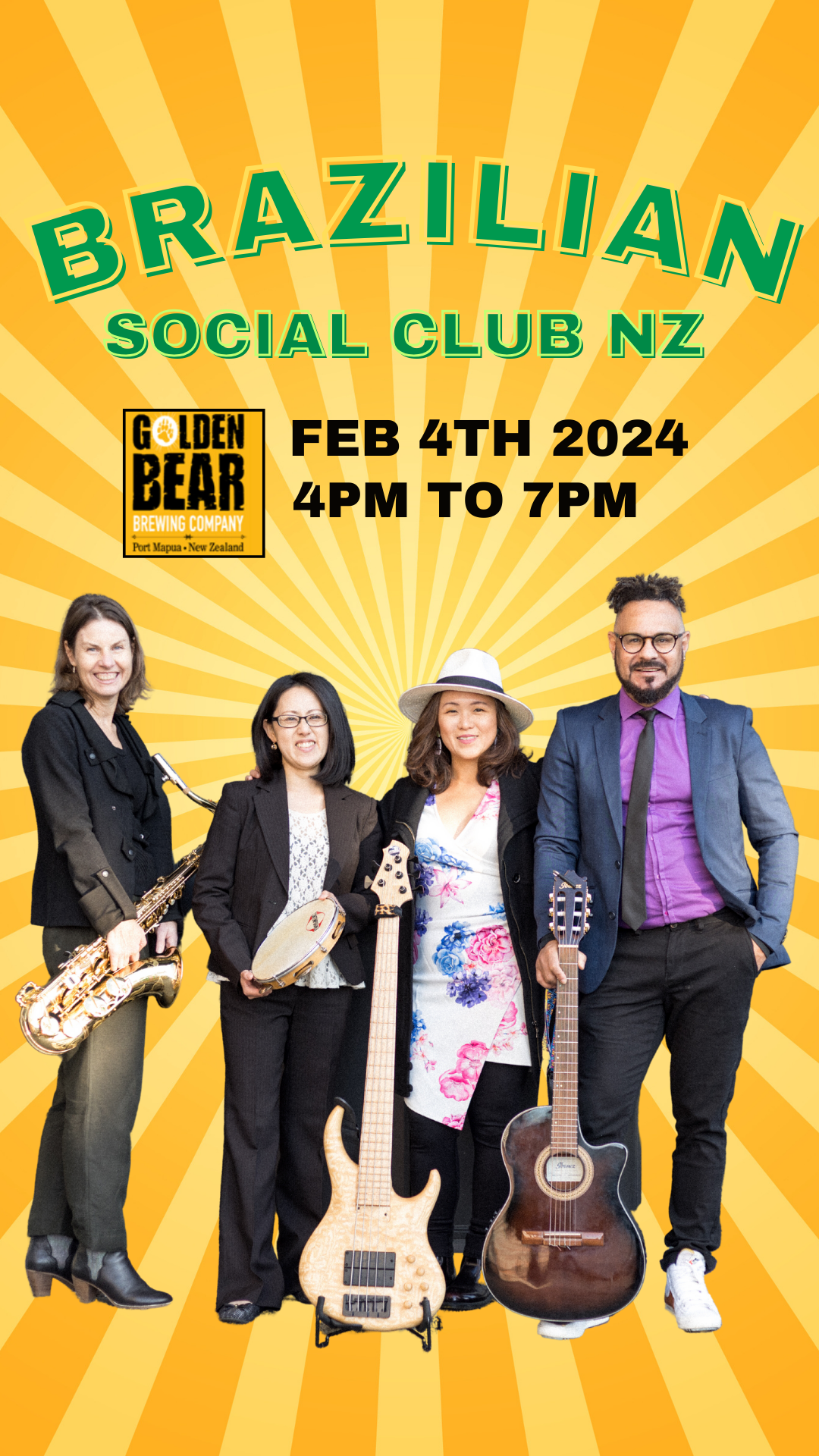 Brazilian Social Club: Music of Brazil at Golden Bear