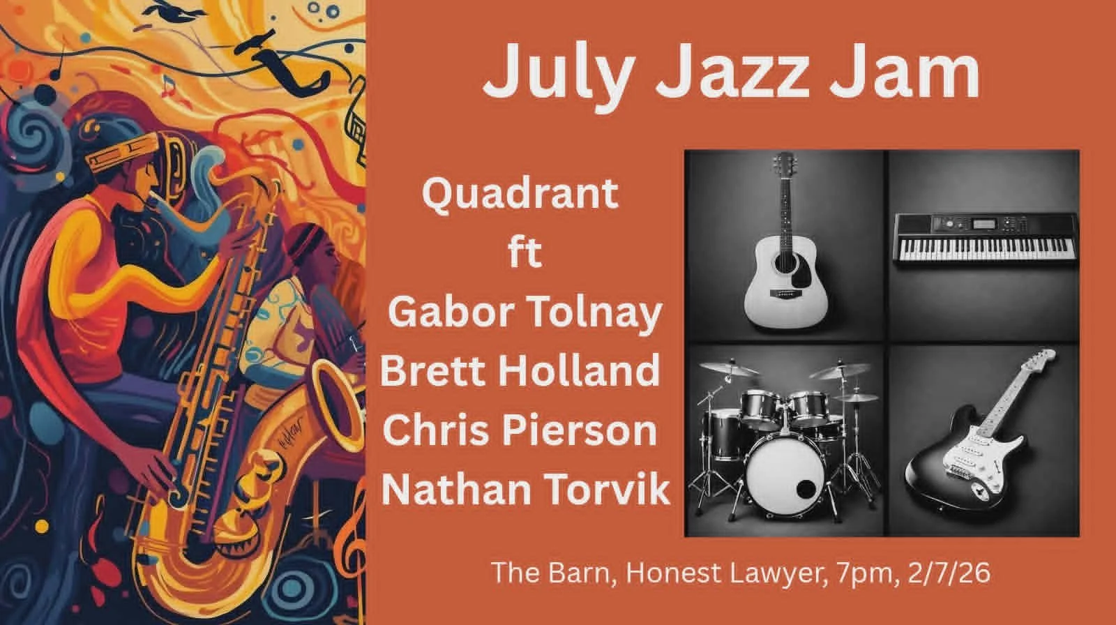 July Jazz Club Night - Quadrant