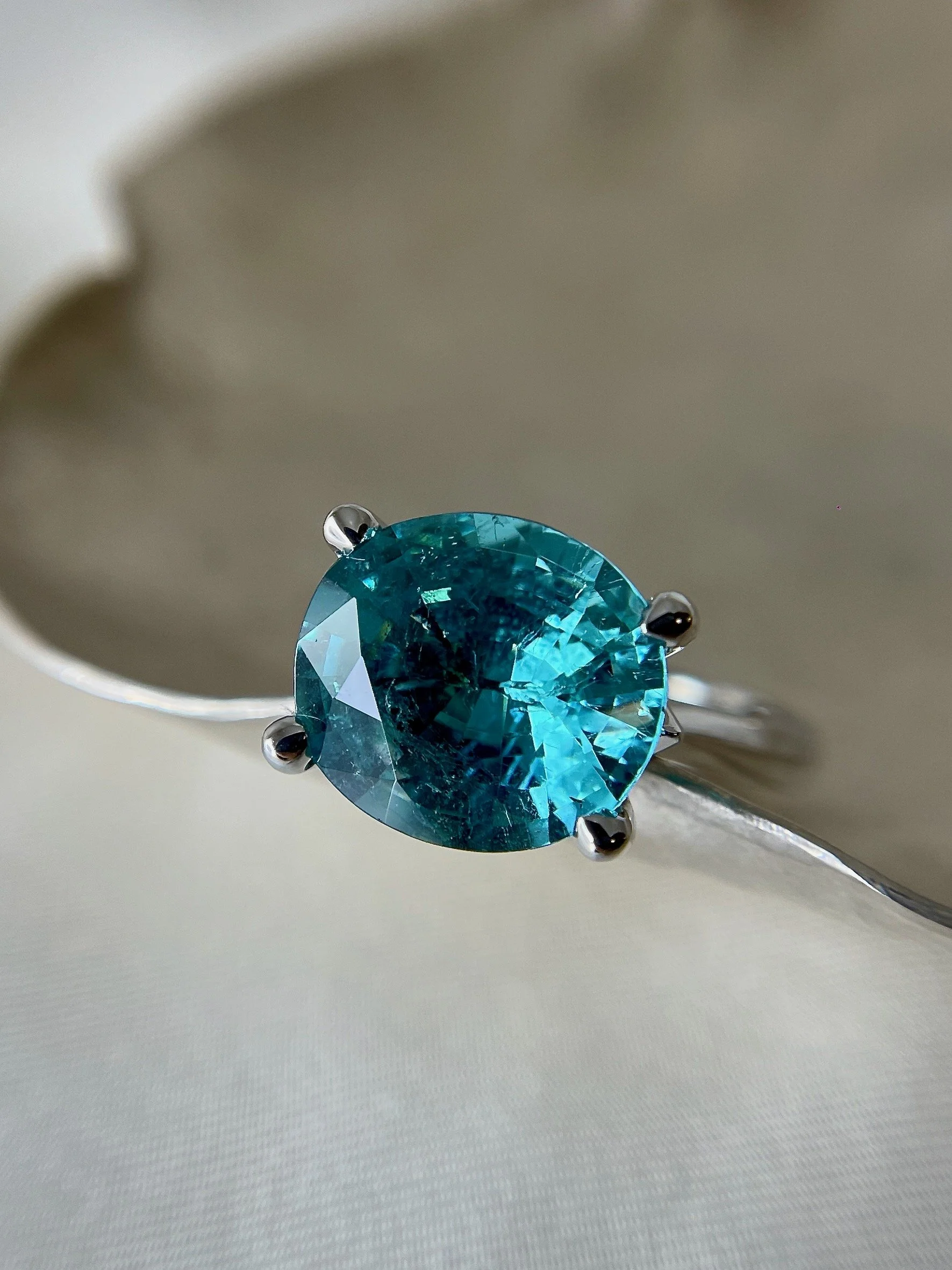 Blue Paraiba Ring