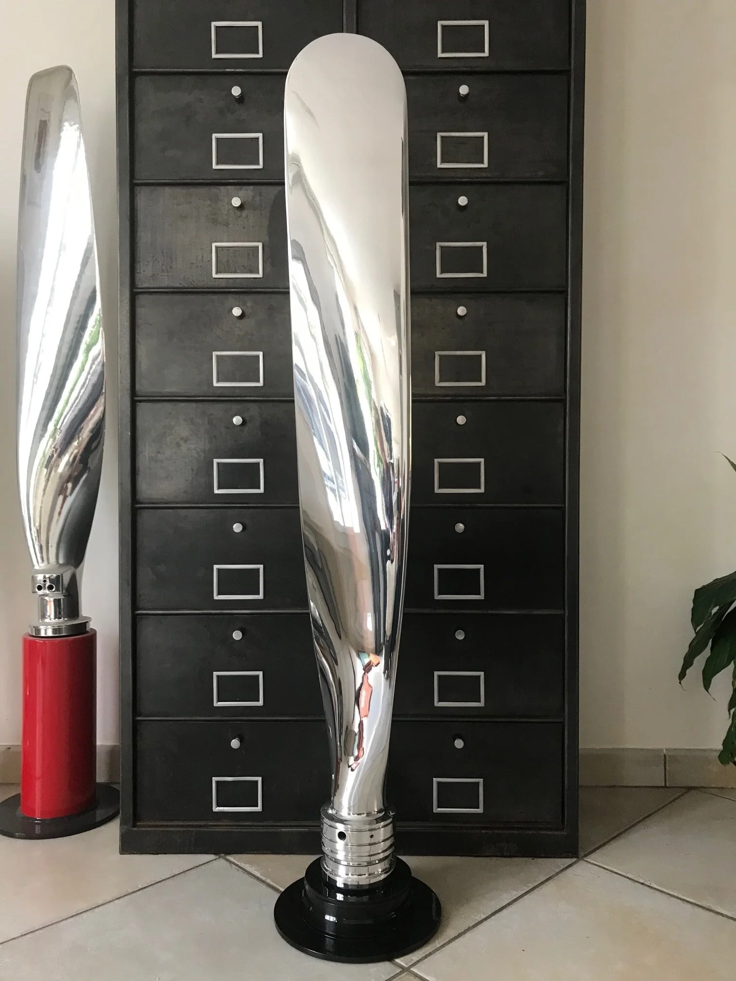 Pale avion Mc Cauley Cessna 406 poli miroir 136cm home design aviation