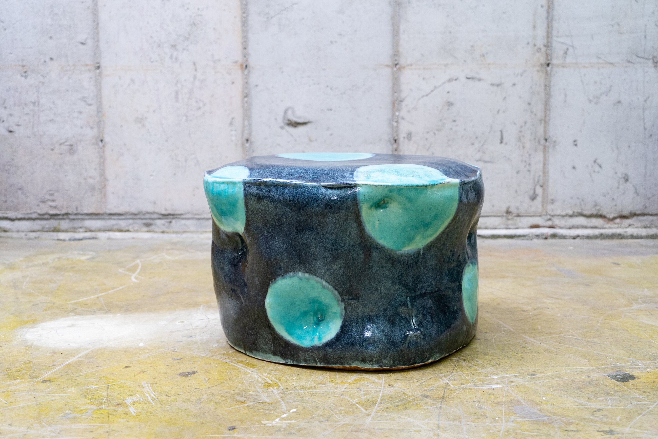 Stool, glazed ceramic, 380H x 580 x 580mm, 2020.jpg