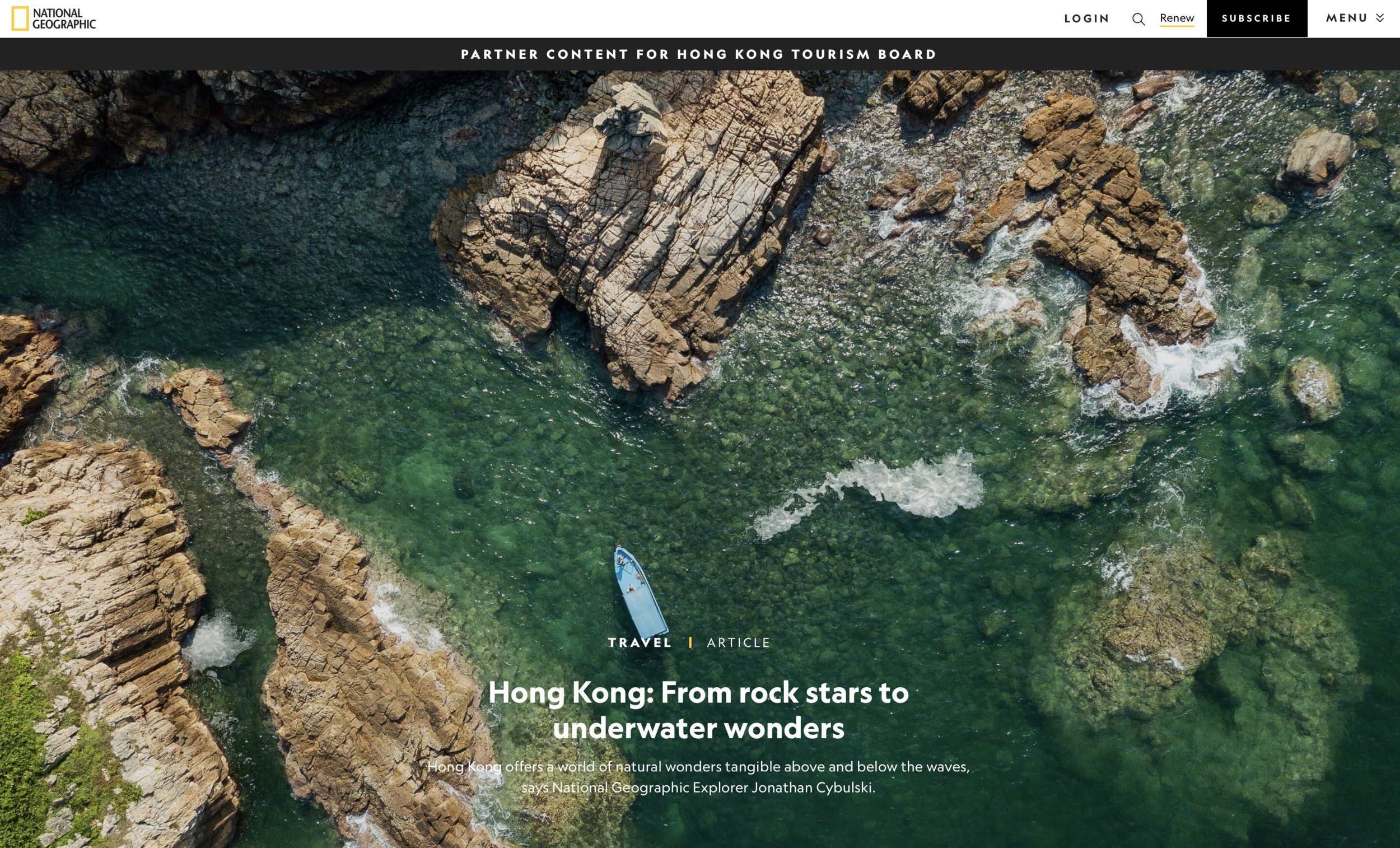 National Geographic: Hong Kong Tourism Board