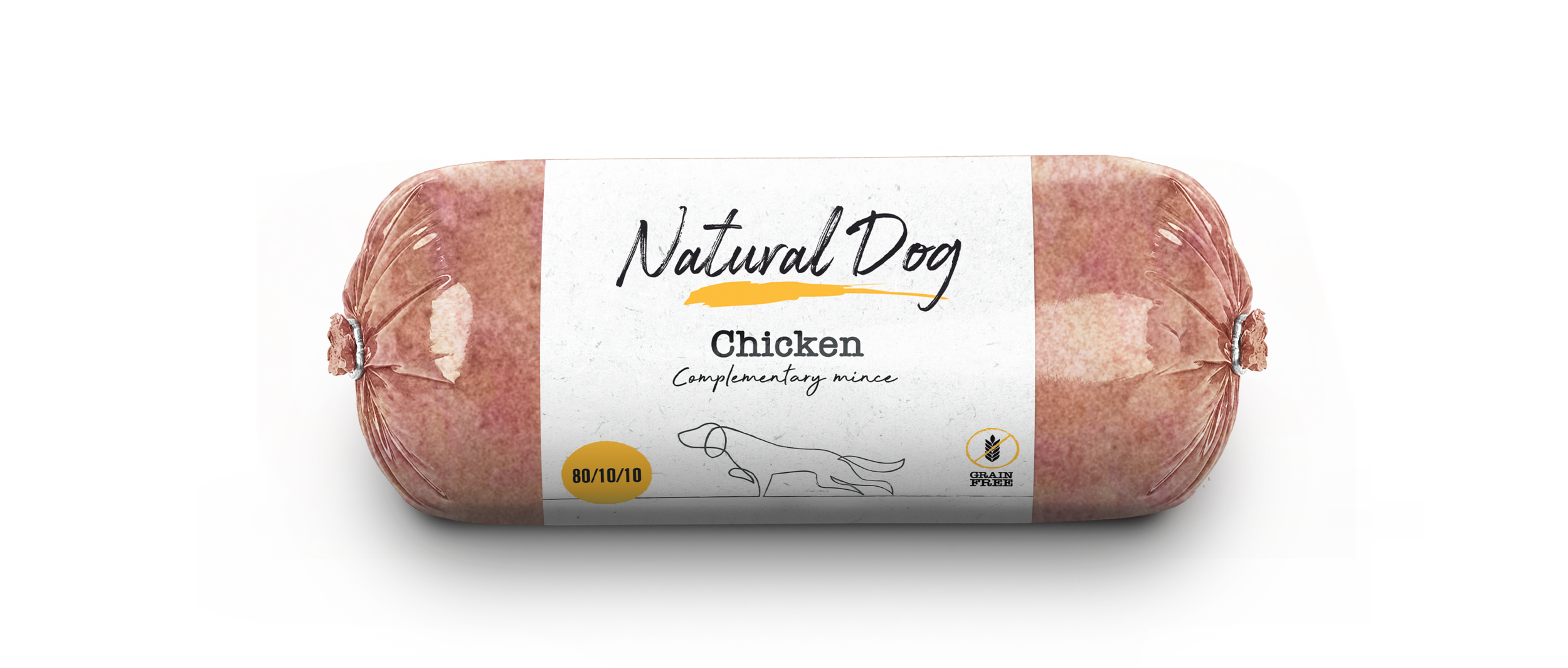 Natural Dog_Top down chub roll_Chicken.png