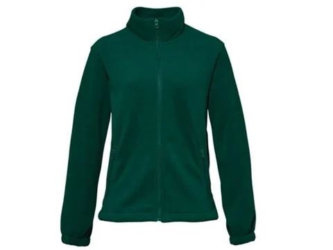 bottle green full zip fleece