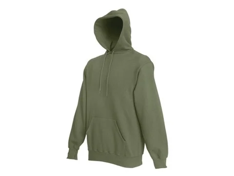 fruit of the loom khaki Pull Over hoodie