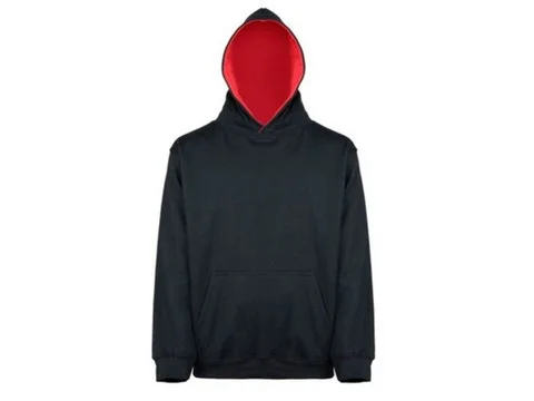 awdis Black & Red Pullover Hoodie
