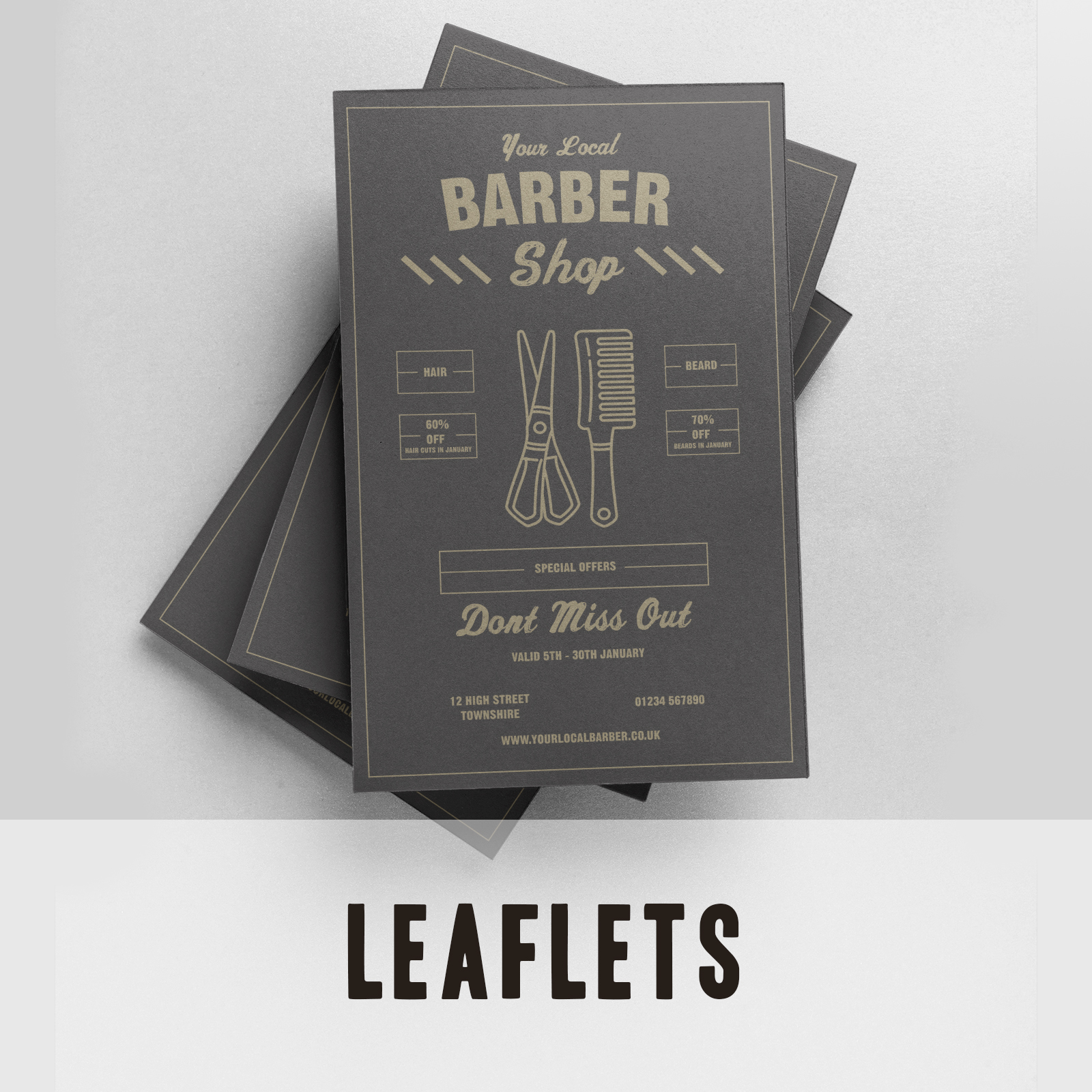 Leaflets - Barber Shops leaflet