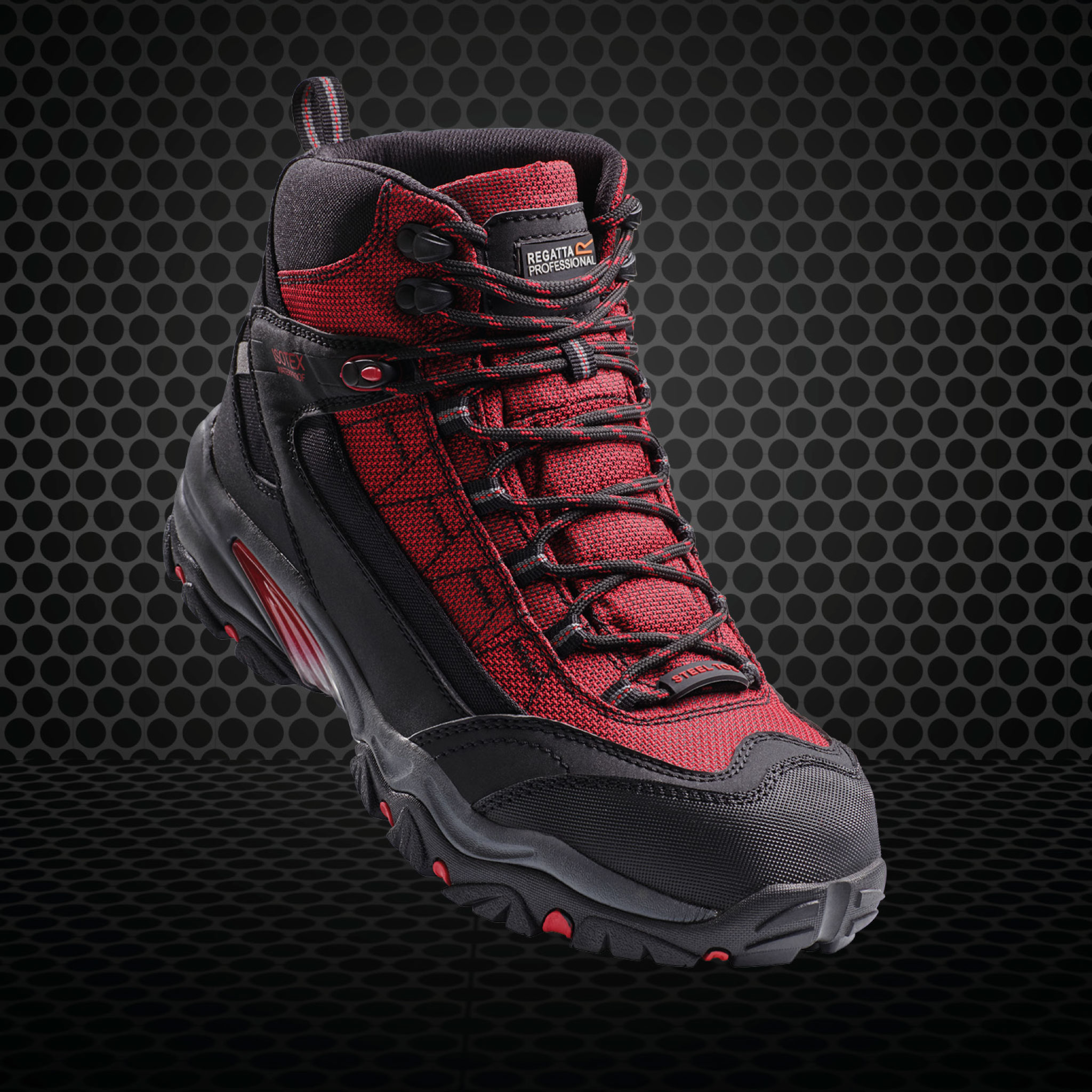 Footwear - Red Steel Toe Cap Boots