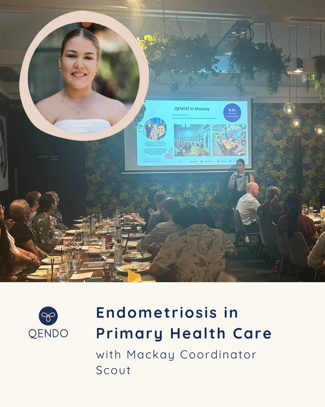 🌟 Endometriosis in Primary Health Care 🌟

We are proud to highlight the incredible ongoing support of our Mackay Community Coordinator, Scout, in sharing vital information about QENDO&rsquo;s services and our commitment to the community.

Recently,