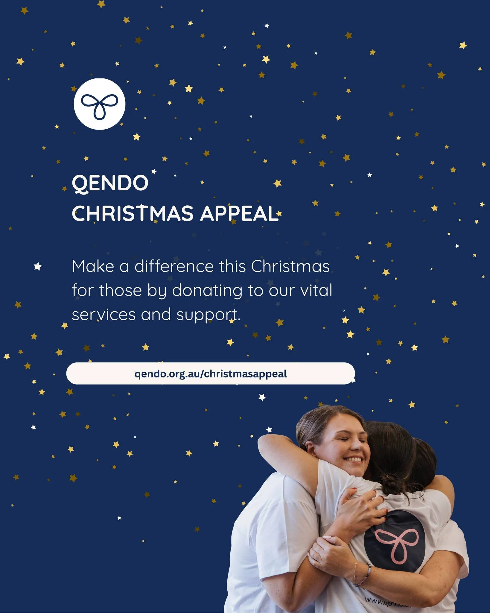 🎄 Help Bring Joy and Support to Those in Need This Christmas 🎄

This festive season, your generosity can make a real difference. The QENDO Christmas Appeal is dedicated to supporting Australians living with endometriosis, adenomyosis, PCOS and pelv