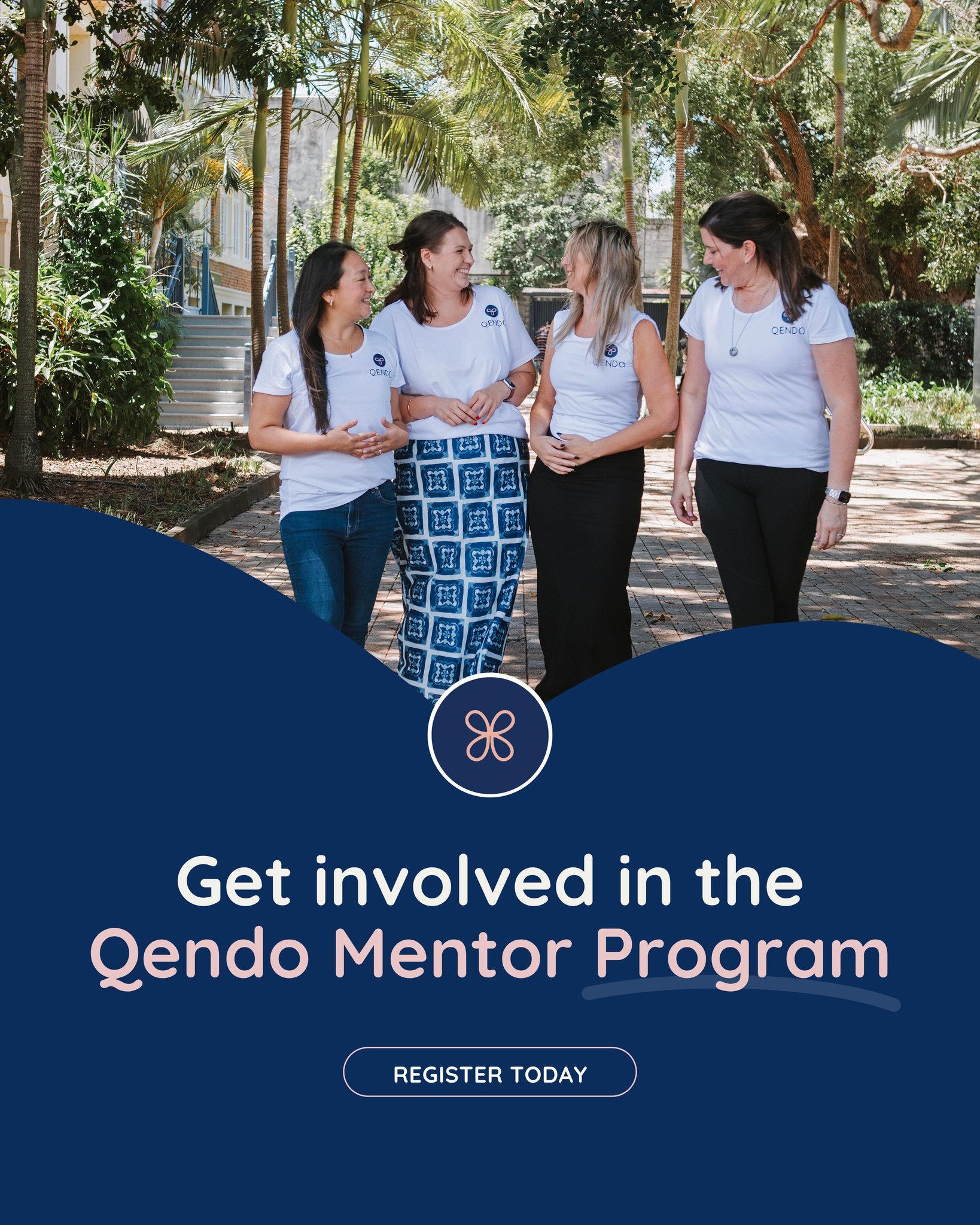 ✨ Expressions of interest open now for 2026 Mentor program! ✨

The QENDO Mentor Program is a free 6-week peer support program connecting people affected by endometriosis, adenomyosis, PCOS, infertility, or pelvic pain with trained mentors who have li
