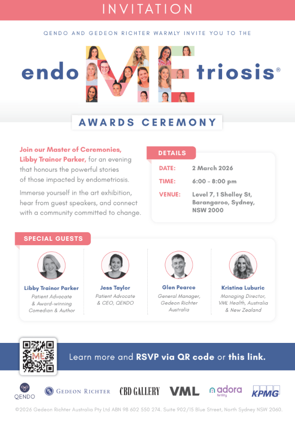 2026 endoMEtriosis Art Awards Night